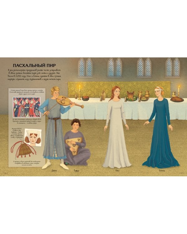 Роскошные наряды в Средние века