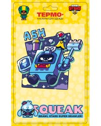 Brawl Stars термонаклейки Эш, Скуик