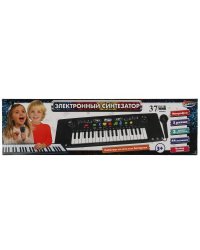 Пианино "электронный синтезатор" 37 клавиш,микрофон, кор.54,3*15,5*5,5см ИГРАЕМ ВМЕСТЕ в кор.2*18шт