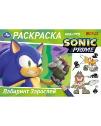 Лабиринт Зарослей. Раскраска. 210х140 мм. Скрепка. 8 стр. Умка в кор.100шт