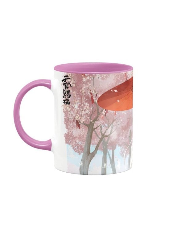 Кружка керамическая "Благословение небожителей. Под зонтом. 330 мл"