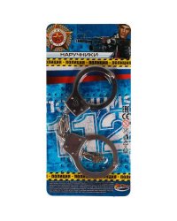 Наручники металл блист.12,7*25,8*1см ИГРАЕМ ВМЕСТЕ в кор.10*24шт