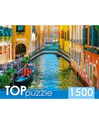 TOPpuzzle. ПАЗЛЫ 1500 элементов. ГИТП1500-4846 Романтический закат в Венеции