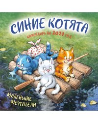 Синие котята. Маленькие мечтатели. Календарь настенный на 2027 год (300х300 мм)