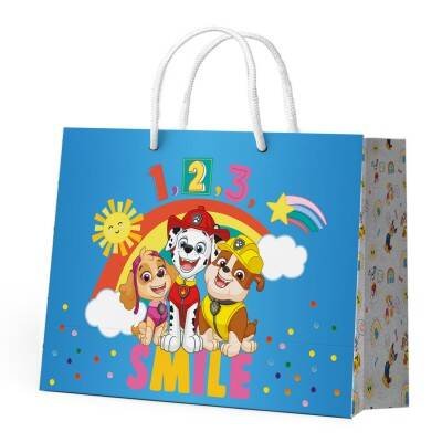Пакет подарочный (ND Play) Щенячий патруль Пакет подарочный большой - 3 (1, 2, 3 Smile), 400*300*140 мм
