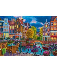 Алмаз.моз.(блест.)30х40см Без подр.,с част.зап.(22цв.)Уютное местечко у реки в сумерках (Арт.ASG040)