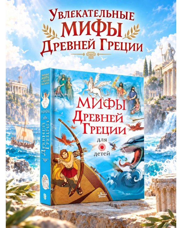 Дополнительное изображение книги «Мифы Древней Греции для детей»