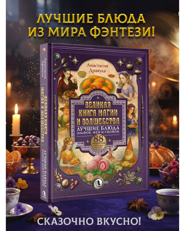Великая книга магии и волшебства: лучшие блюда эльфов, фей и гномов. 88 рецептов, которые может приготовить каждый
