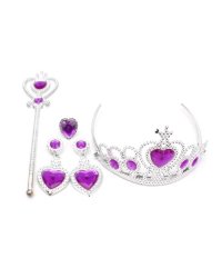 Игровой набор"Маленькая королева"(корона,клипсы,кольцо,палоч. 30см,в пак.) ( Арт. 2212807)