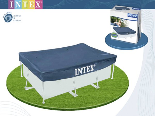 Тент для бассейна 300 cm x 201 cm x 20 cm INTEX ( Арт. 28038)