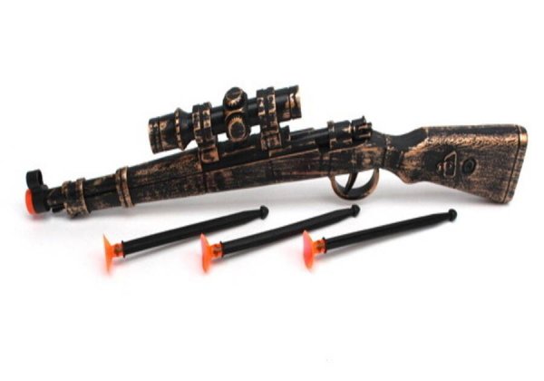 Ружье "Пират" пули 3 шт. на присосках, в пак..) (42x2,5х8cм) ( Арт. 2311628)