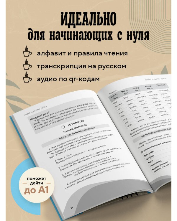 Дополнительное изображение книги «Французский за чашкой кофе. Учи, когда удобно тебе»