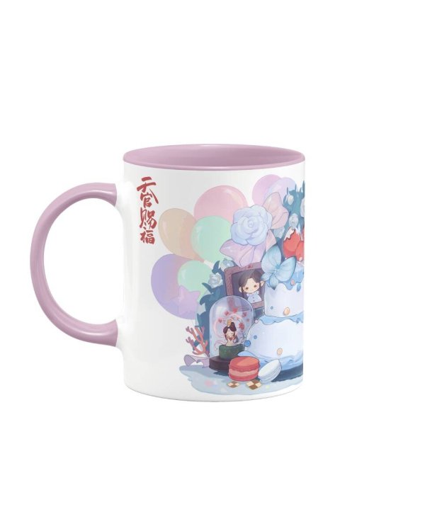 Кружка керамическая "Благословение небожителей. Чиби торт 1. 330 мл"