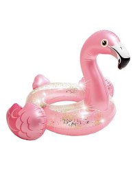 Круг надувной для плавания 99х89х71 см. Фламинго (глиттер) INTEX. Новинка (в коробке) Арт. 56251NP