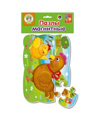 Пазлы на магните "Курочка"