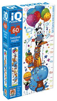 IQ Пазл МАКСИ Ростомер 60 эл. Мой весёлый цирк