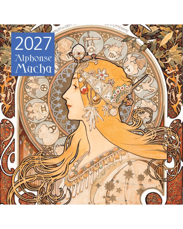 Дополнительное изображение книги «Альфонс Муха. Календарь настенный на 2027 год (300х300 мм)»