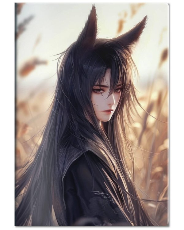 Обложка для паспорта. Маньхуа. Лис (ПВХ, 185х133 мм)