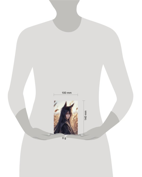 Обложка для паспорта. Маньхуа. Лис (ПВХ, 185х133 мм)