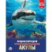 АКУЛЫ (ЭНЦИКЛОПЕДИЯ А4). ТВЕРДЫЙ ПЕРЕПЛЕТ. БУМАГА МЕЛОВАННАЯ 130Г. 197Х255 ММ в кор.15шт