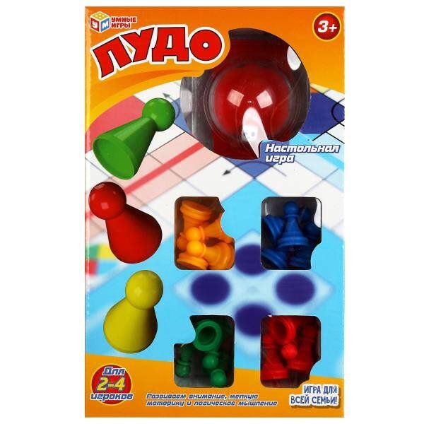 Игра настольная лудо, кор.23,5*15*5см Умные игры в кор.2*60шт
