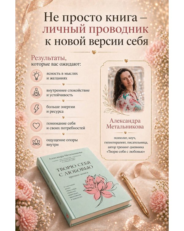 Творю себя с любовью. Тренинг-книга
