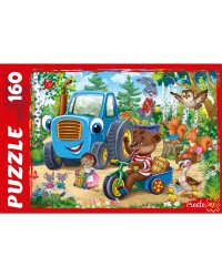 ПАЗЛЫ 160 элементов. ВЕСЕЛЫЙ ТРАКТОР (Арт. П160-3198)