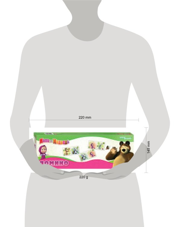 Домино "Маша и Медведь"