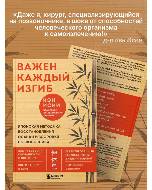 Важен каждый изгиб. Японская методика восстановления осанки и здоровья позвоночника