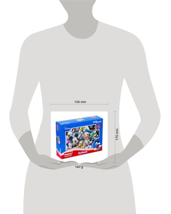 12 кубиков DISNEY "Микки Маус"