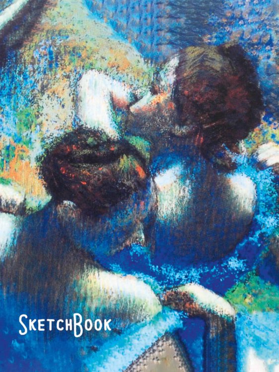 СКЕТЧБУК А5. Эдгар Дега. ГОЛУБЫЕ ТАНЦОВЩИЦЫ (выб.лак)