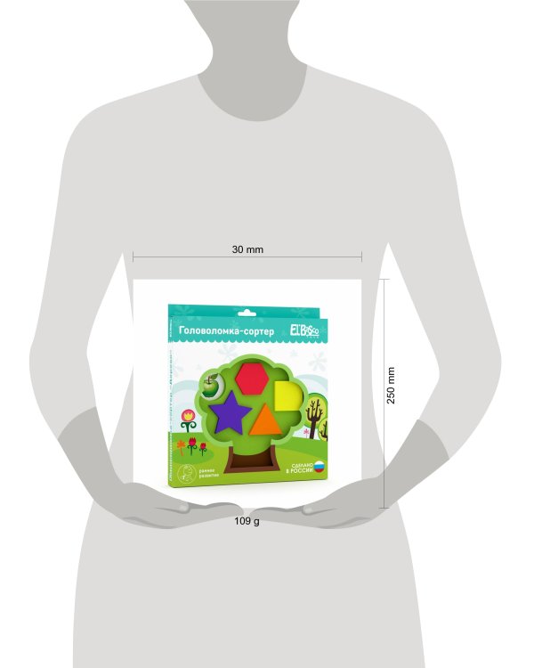 Головоломка-сортер "Дерево"