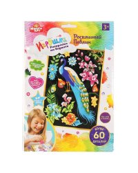 MULTIART Раскраска на бархате + пайетки, 17*23см в пак. (русс. уп.) в кор.100шт