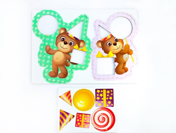 Развивающая игра по методике «Монтессори. Мишкины именины» 081202