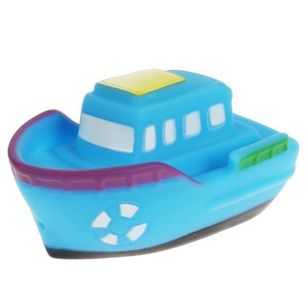 Игрушка для ванны катер сетка, хенгтег КАПИТОШКА в кор.2*180шт