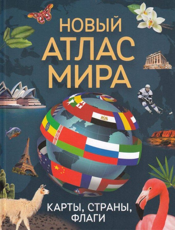 Новый атлас мира. Карты, страны, флаги