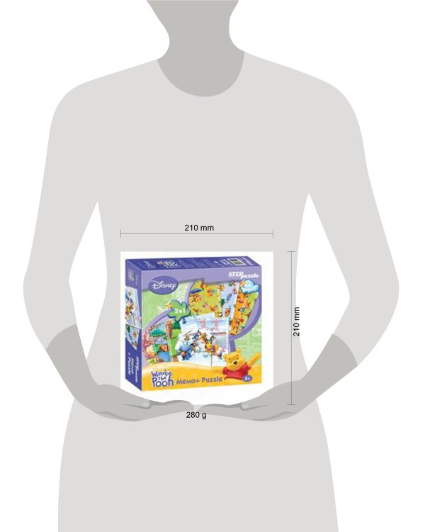Игра DISNEY "Медвежонок Винни". Мемо-Puzzle