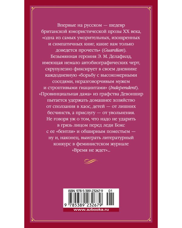 Дневник провинциальной дамы