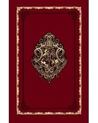 Блокнот. Гарри Поттер. Хогвартс (А5, 192 стр, цветной блок, обложка из красной кожи с золотым тиснением)