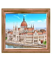 Алмаз. моз. квадратная 30х40 (класс.) с подр., полн. зап. (25 цв.) Солнечный Будапешт (Арт. F4-007)