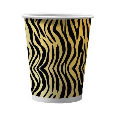 Набор бумажных стаканов Тигр - 5, 6шт*250 мл