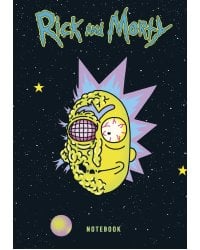 Рик и Морти. Блокнот. Рик в космосе (А5, 72 л., контентный блок, со стикерами)