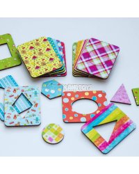 Доски Сегена, цвет., набор 18 шт, 068102