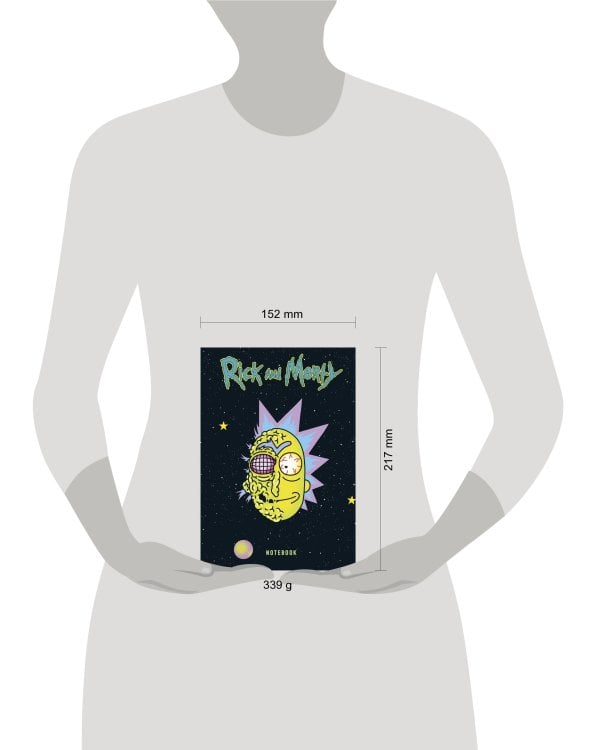 Рик и Морти. Блокнот. Рик в космосе (А5, 72 л., контентный блок, со стикерами)