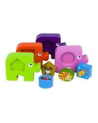 Игра из дерева "Первый пазл малыша. Подбираем фигуры. Домашние любимцы"