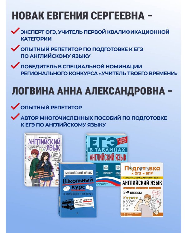 Дополнительное изображение книги «Английский язык»