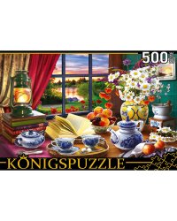 Konigspuzzle. ПАЗЛЫ 500 элементов. ХK500-7039 ВЕЧЕРНЕЕ ЧАЕПИТИЕ