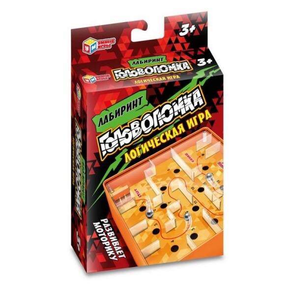 Логическая игра лабиринт кор.12,5*15*4см Умные игры в кор.2*96шт