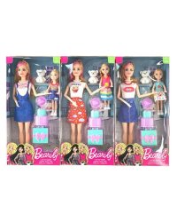 Кукла (28 см) "Мама"(4 дет., 2 куклы,шарнирные,микс:3 вида,в кор.) ( Арт. 2223671)