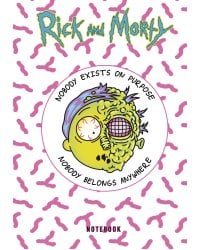 Рик и Морти. Блокнот. Морти (А5, 72 л., контентный блок, со стикерами)